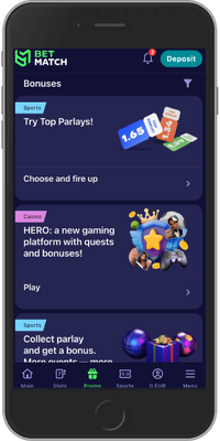 betmatch mobile bonus
