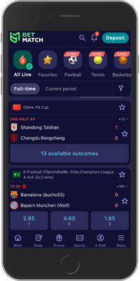 Betmatch mobile live