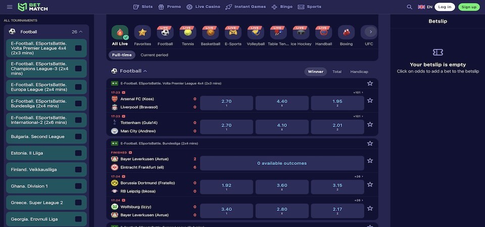 Betmatch bet sport